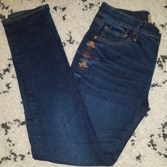 DRIFTWOOD Denim - DRIFTWOOD JACKIE SOUTHWEST FLAIR EMBROIDERED JEANS